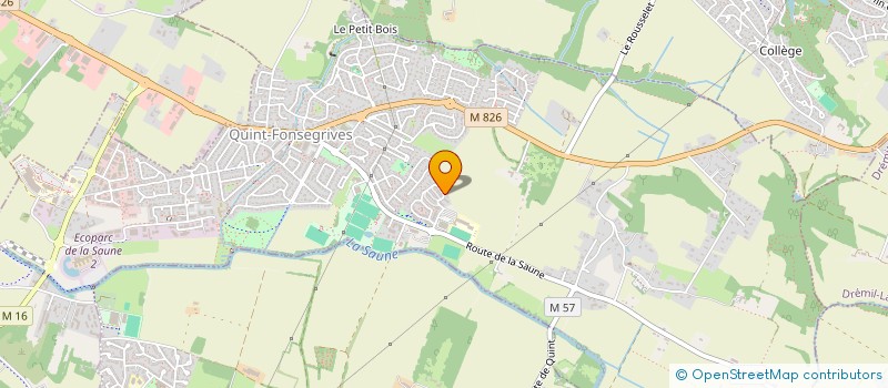 localisation de l'entreprise MADAME EVA GANTET  QUINT-FONSEGRIVES