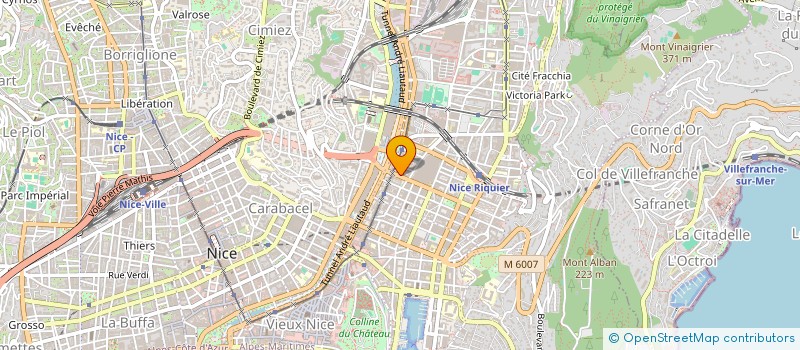 localisation de l'entreprise MADAME EVA GARNIER à NICE