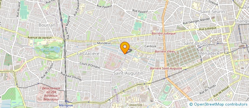 localisation de l'entreprise MADAME EVA GARRAUD à MERIGNAC
