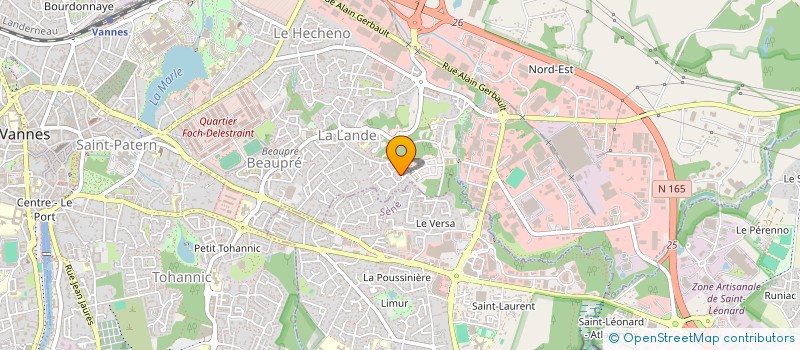 localisation de l'entreprise MADAME EVA GASNIER à VANNES