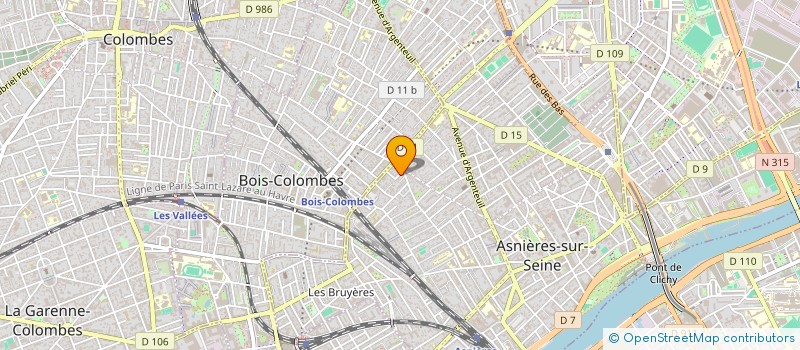 localisation de l'entreprise MADAME EVA GAUCHER à ASNIERES-SUR-SEINE