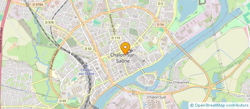 localisation de l'entreprise MADAME EVA GAUDILLIERE  CHALON-SUR-SAONE