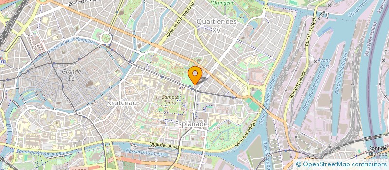localisation de l'entreprise MADAME EVA GENARD à STRASBOURG