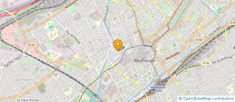 localisation de l'entreprise MADAME EVA GENY  MULHOUSE