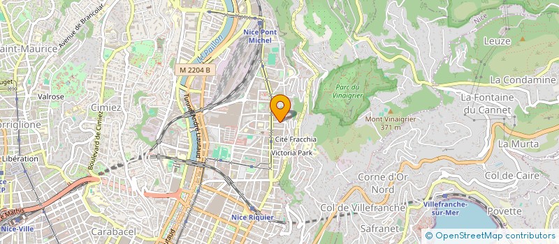 localisation de l'entreprise MADAME EVA GIACCARDO  NICE