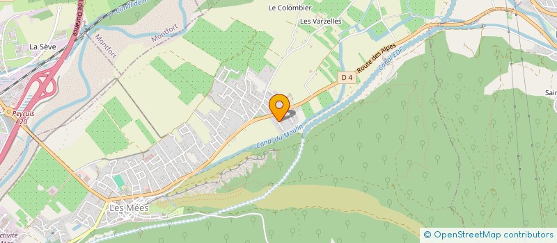 localisation de l'entreprise MADAME EVA GIRAUD  LES MEES