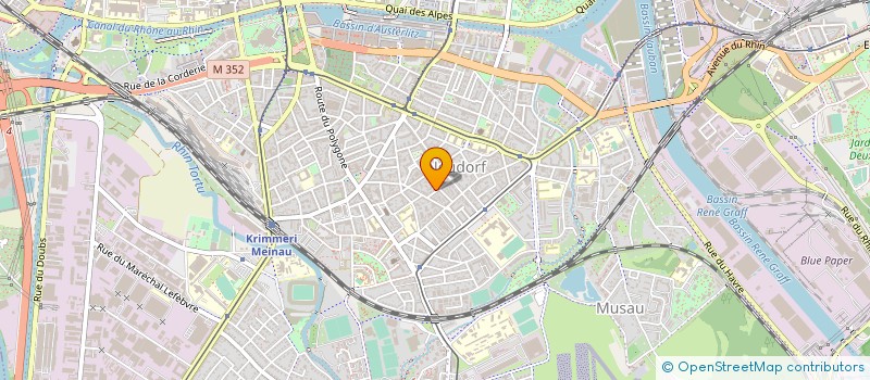 localisation de l'entreprise MADAME EVA GLESSER à STRASBOURG