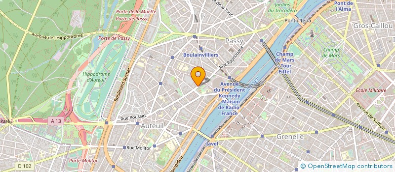 localisation de l'entreprise MADAME EVA GOLDER à PARIS