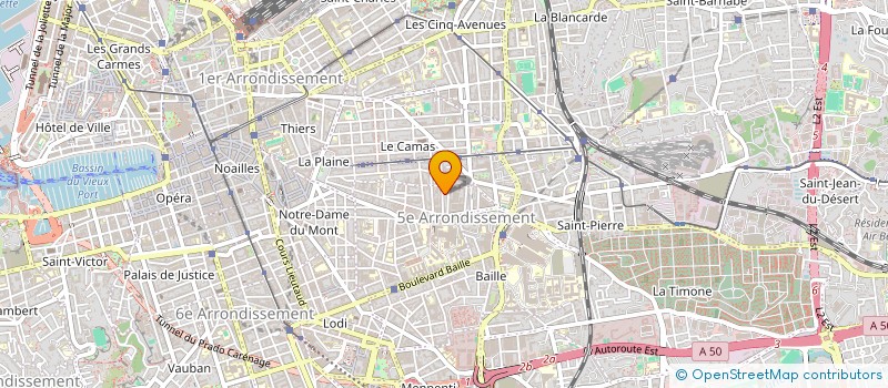 localisation de l'entreprise MADAME EVA GOLLETY à MARSEILLE