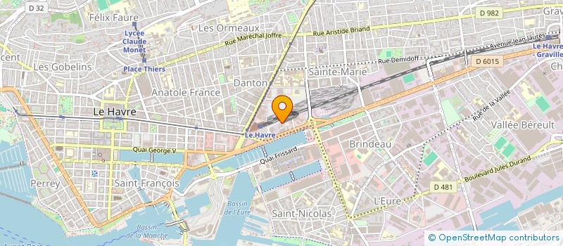 localisation de l'entreprise MADAME EVA GOLSTEIN à LE HAVRE