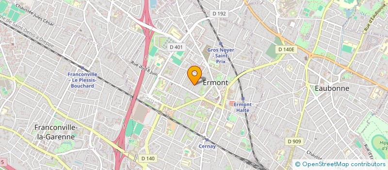 localisation de l'entreprise MADAME EVA GONCALVES DENTE  ERMONT