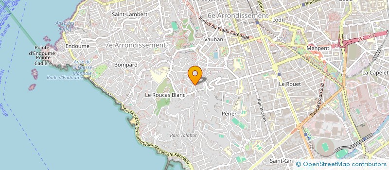 localisation de l'entreprise MADAME EVA GOUIRAND à MARSEILLE