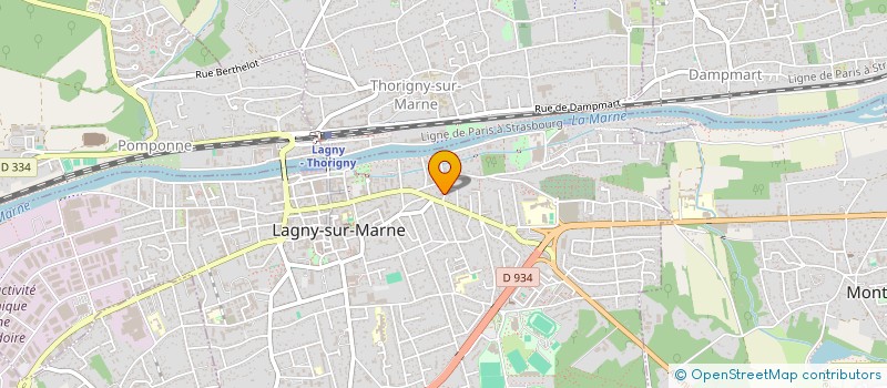 localisation de l'entreprise MADAME EVA GRACIA  LAGNY-SUR-MARNE