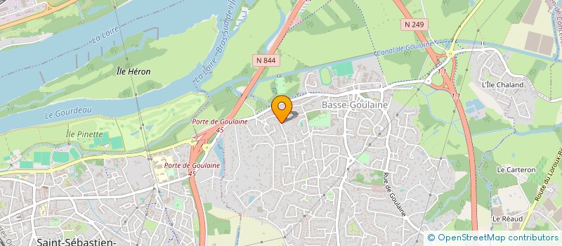 localisation de l'entreprise MADAME EVA GRELLIER à BASSE-GOULAINE