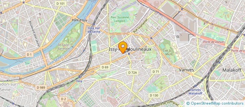 localisation de l'entreprise MADAME EVA GRINDATTO à ISSY-LES-MOULINEAUX