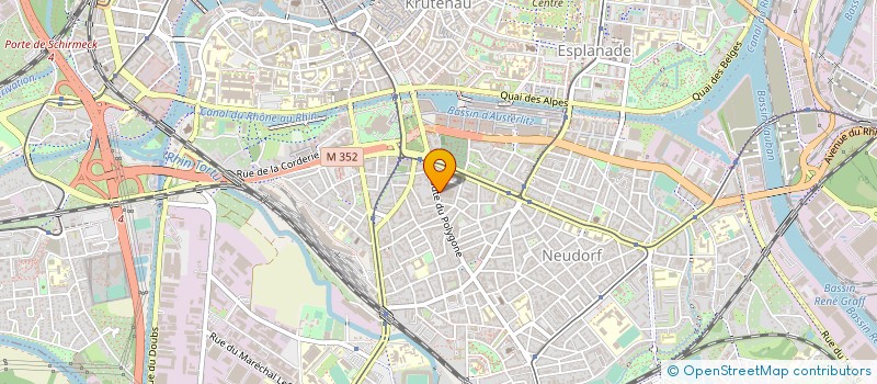 localisation de l'entreprise MADAME EVA GUINDON à STRASBOURG