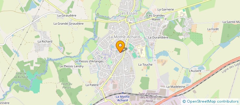 localisation de l'entreprise MADAME EVA GUYARD à LES ACHARDS