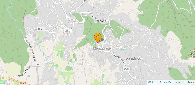 localisation de l'entreprise MADAME EVA GYLAND  MONTAUROUX