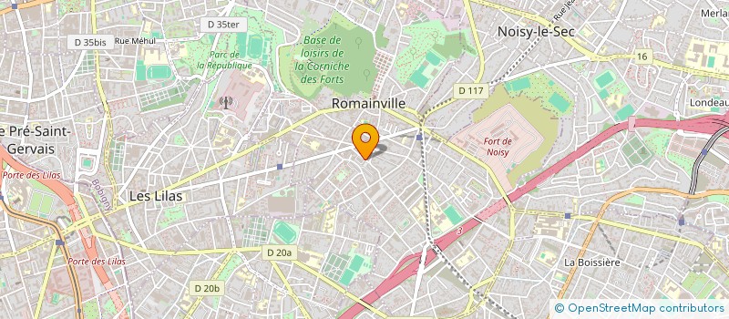 localisation de l'entreprise MADAME EVA HANIA à ROMAINVILLE