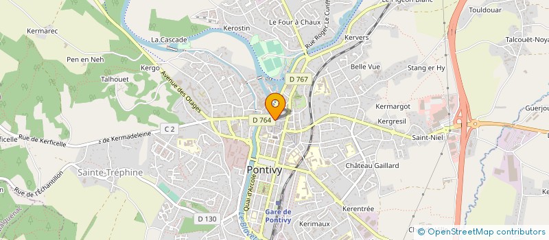 localisation de l'entreprise MADAME EVA HANNA LAUERMANN à PONTIVY