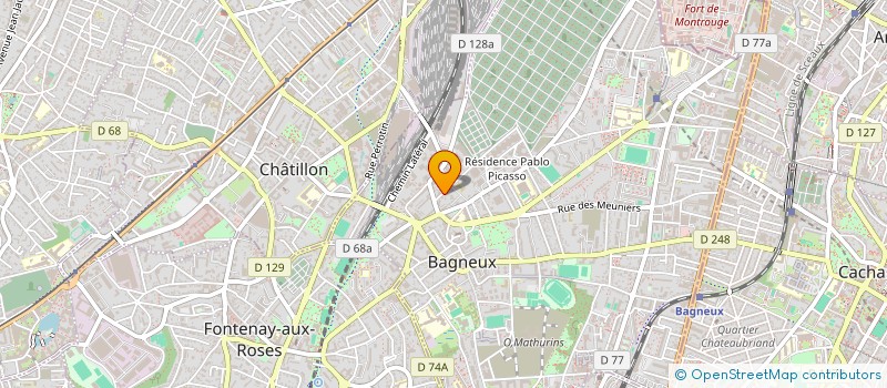 localisation de l'entreprise MADAME EVA HASSON à BAGNEUX