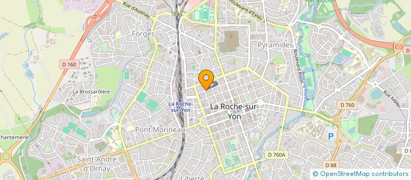 localisation de l'entreprise MADAME EVA HAYOUN à LA ROCHE-SUR-YON