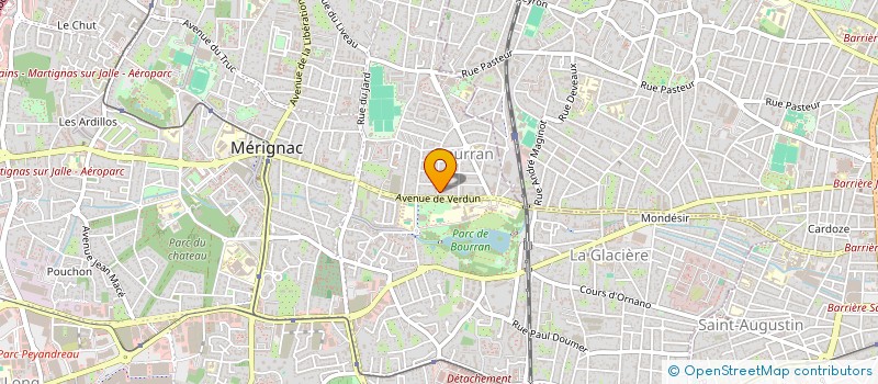 localisation de l'entreprise MADAME EVA-HELENA BARROT  MERIGNAC