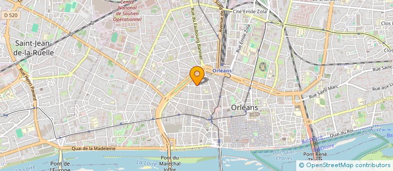 localisation de l'entreprise MADAME EVA HENAULT à ORLEANS