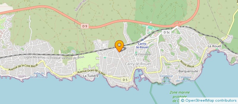 localisation de l'entreprise MADAME EVA HERY  CARRY-LE-ROUET