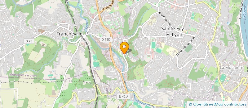localisation de l'entreprise MADAME EVA HIERONIMUS à SAINTE-FOY-LES-LYON