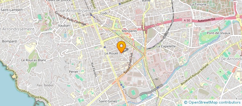 localisation de l'entreprise MADAME EVA HUERTA à MARSEILLE