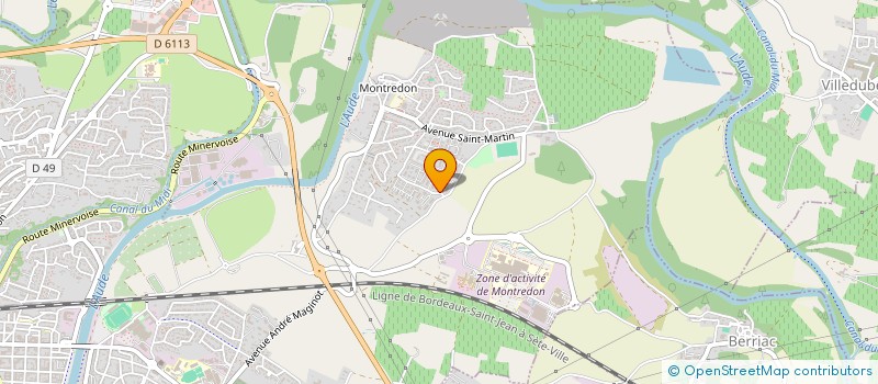 localisation de l'entreprise MADAME EVA JACOBE  CARCASSONNE