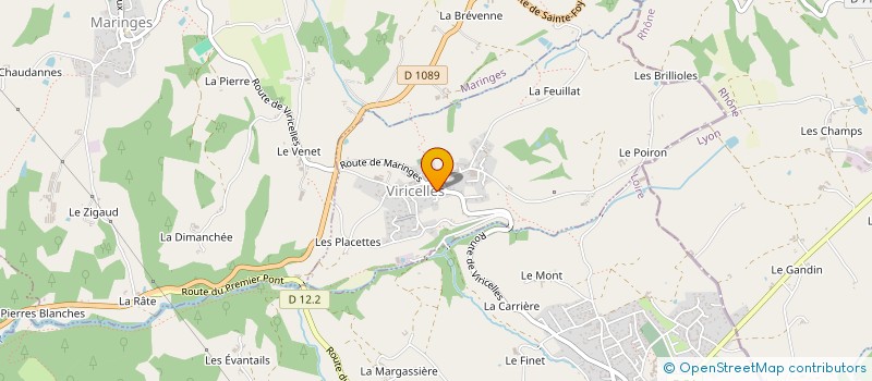 localisation de l'entreprise MADAME EVA JARMUZYNSKI  VIRICELLES