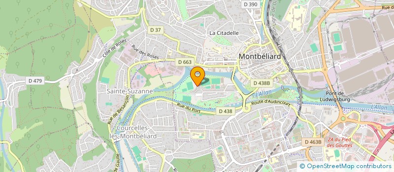 localisation de l'entreprise MADAME EVA JEANGUENIN à MONTBELIARD