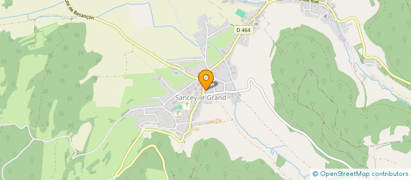 localisation de l'entreprise MADAME EVA JEUNET  SANCEY