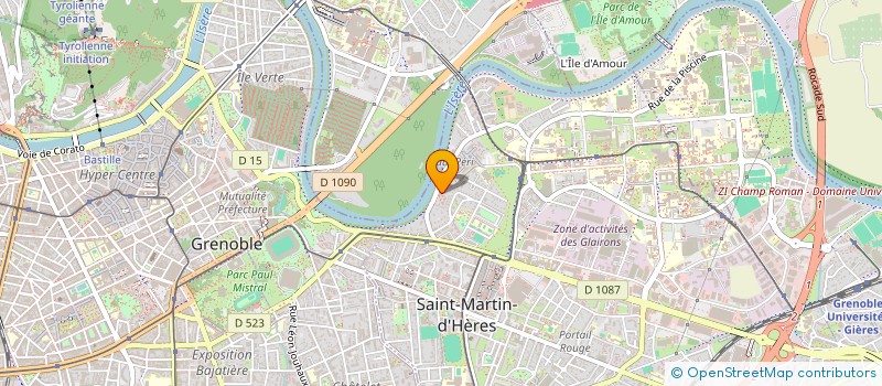 localisation de l'entreprise MADAME EVA JOLIET à SAINT-MARTIN-D'HERES