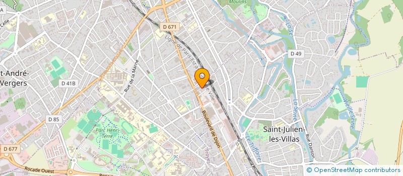 localisation de l'entreprise MADAME EVA JULVEZ  SAINT-JULIEN-LES-VILLAS