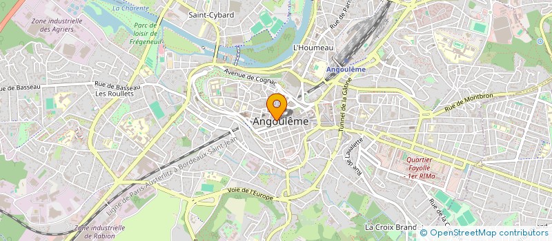 localisation de l'entreprise MADAME EVA JUTEL à ANGOULEME