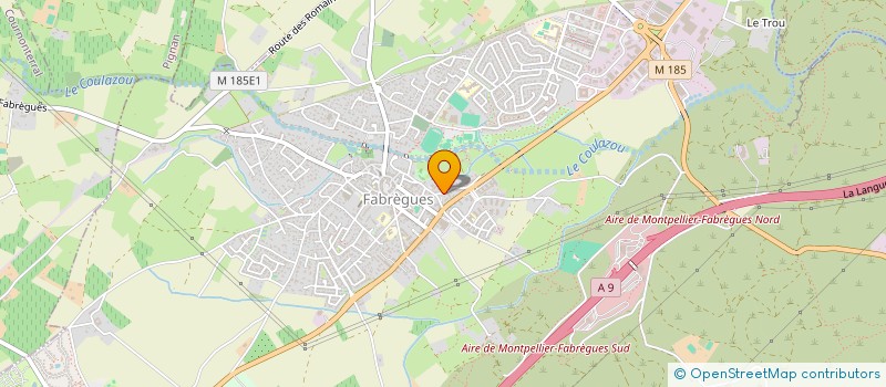 localisation de l'entreprise MADAME EVA KARLESKIND  FABREGUES