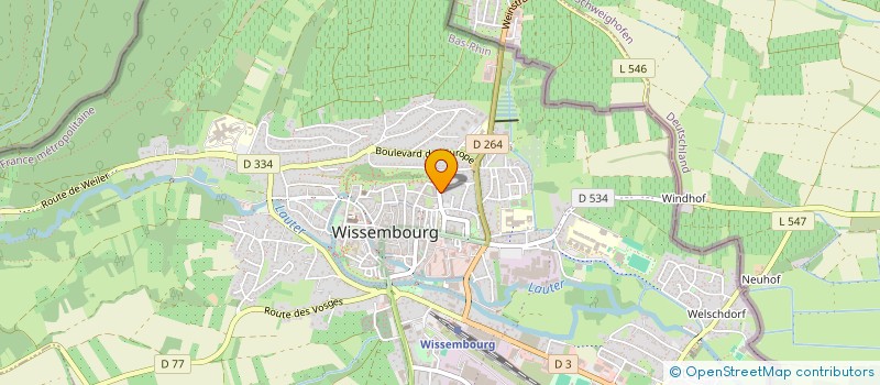 localisation de l'entreprise MADAME EVA KETTERING à WISSEMBOURG