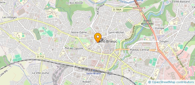 localisation de l'entreprise MADAME EVA LAFOSSE à SAINT-BRIEUC