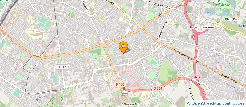 localisation de l'entreprise MADAME EVA LANGER à ANGERS
