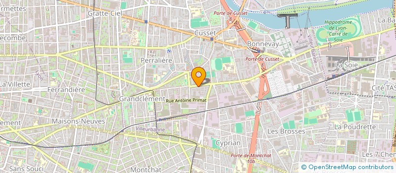 localisation de l'entreprise MADAME EVA LASSAGNE  VILLEURBANNE