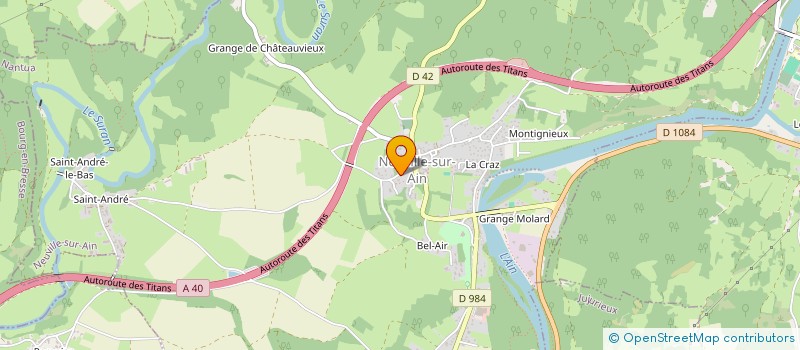 localisation de l'entreprise MADAME EVA LAURENS à NEUVILLE-SUR-AIN