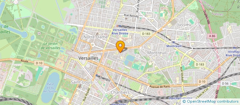 localisation de l'entreprise MADAME EVA LE HEMONET à VERSAILLES