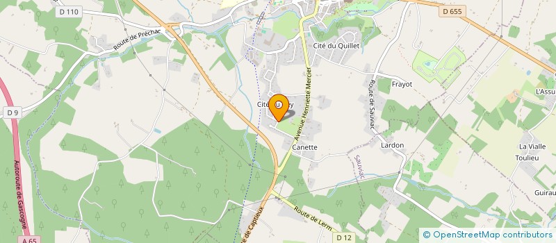 localisation de l'entreprise MADAME EVA LE PILOUER  BAZAS