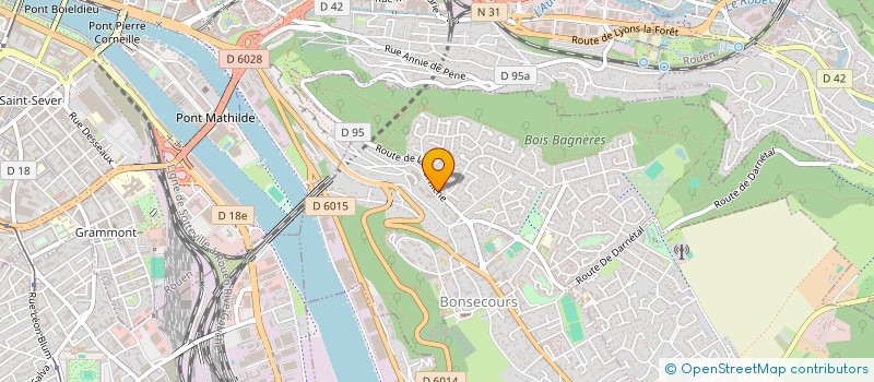 localisation de l'entreprise MADAME EVA LEFEBVRE  BONSECOURS