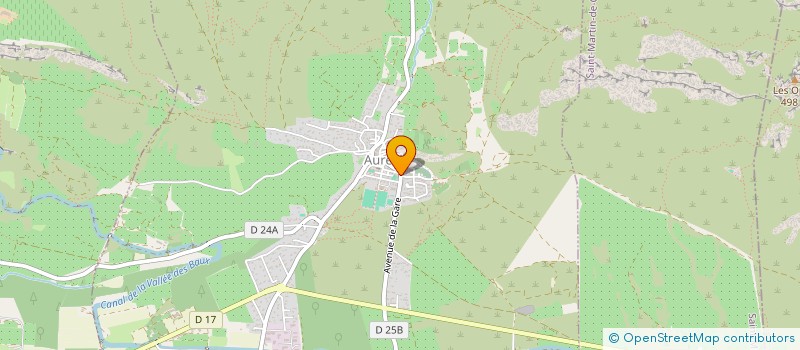 localisation de l'entreprise MADAME EVA LEFEVRE  AUREILLE