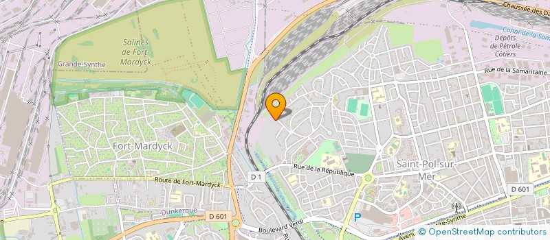 localisation de l'entreprise MADAME EVA LELEU à DUNKERQUE