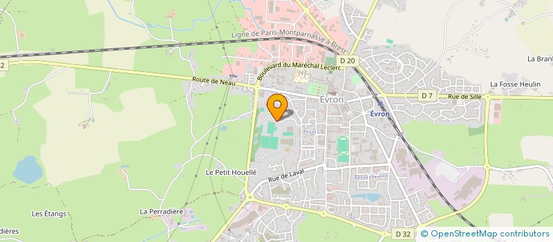 localisation de l'entreprise MADAME EVA LEMAIRE  EVRON